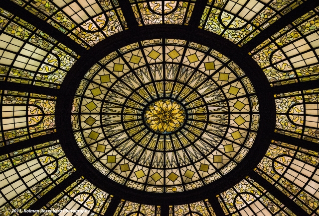 Rotunda skylight by Tiffany.